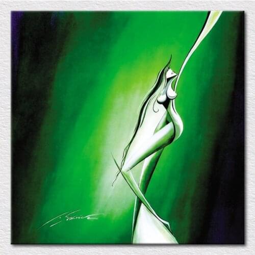 Wholesale and Retail craft as qualty Canvas prints from design Abstract nude woman dancing Painting to hang on wall