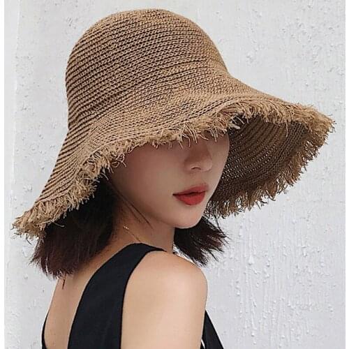 Cotton burr Bucket Fisherman Hat Women spring summer Beach cap Bonnet peaked cap Panama hat bonnet Fishing hat chapeu bucket