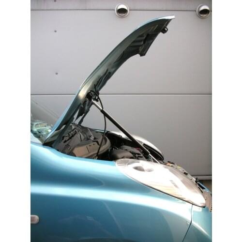 For 2002-2010 Nissan MARCH AK12 hatchback Front Hood Bonnet Gas Struts Lift Support Shock Damper Carbon Fiber