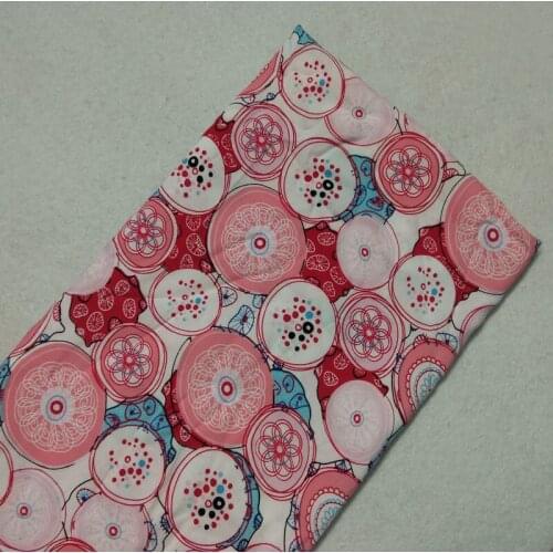 1 Meter Colorful Flower Coin Rayon Fabric Floral Patchwork Soft Smooth Fabric For Shirt Baby Cloth Dress pajamas Home Decoration