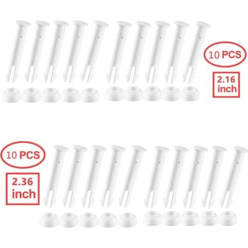 10Pcs Plastic Pool Joint Pins and Seals for Intex 13ft-24ft Metal Frame Pools