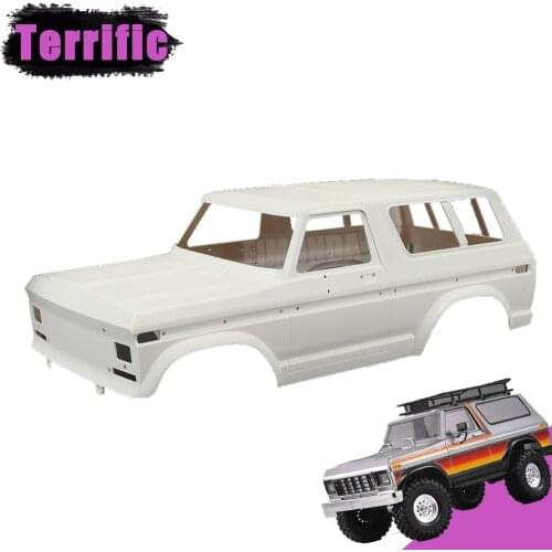 313MM Wheelbase Scale Ford ABS Hard Body Set and Interior for 1/10 RC Crawler Car SCX10 90046 TRX4 Bronco Redcat GEN8 RGT 86100