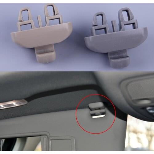 DWCX Car Front Sun Visor Clip Hanger Hook Cover Retainer Sunvisor Retain Holder 4B0857562 fit for Audi TT A6 S6 2001-2005