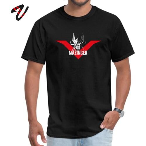 T Shirts For Men Grande Mazinger Head Camisa Summer Fall 100% Cotton Round Neck Male Tops TShirt Prevalent Short Sleeve T-shirts