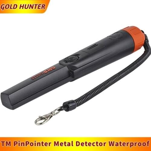 Professional underwater metal detector pinpointer portable underground gold metal detector with lanyard attachment loop