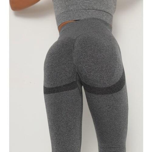 Europe and the United States hot seamless knitted hip moisture absorption and perspiration Yoga Pants sports fitness pants sexy