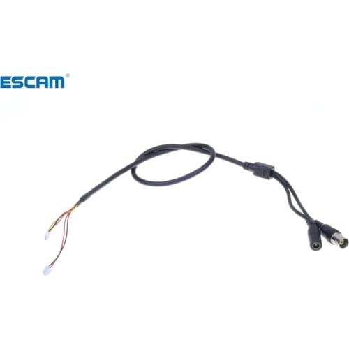 ESCAM BNC power and video cctv cable AV DC Cable for CCTV camera DIY wholesale