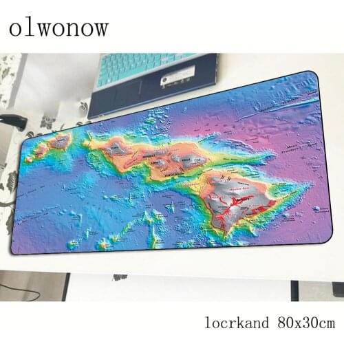 Map of the ocean floor mousepad world 800x300mm Mass pattern gaming mouse pad big gamer mat computer padmouse keyboard play mats