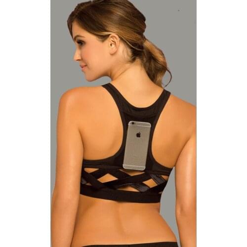 Top Selling In 2021 Ladies'plain Color Front Cross Side Lace Sports Bra Full Cup Bra Vest Tops Support Wholesale Bras