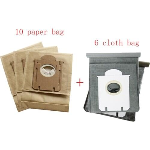 16pcs cleaning bag vacuum cleaner bag dust bags for philips FC8202 FC8204 FC8206 FC8208 FC8613 FC8220 FC8392 FC8420 HR8378 etc