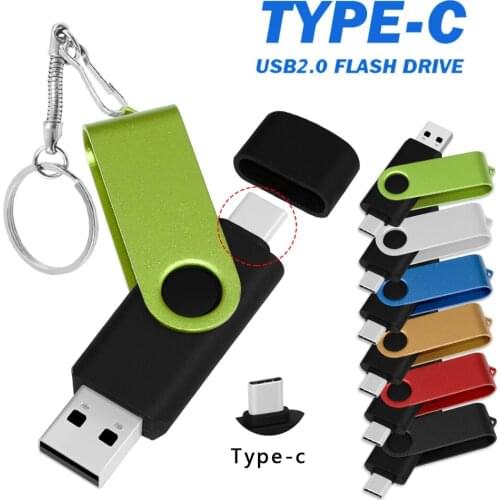Metal OTG 3 IN 1 pen drive 256GB 128GB Micro usb memory stick 32GB pendrive 64GB 16GB Type-C usb flash pen 8GB cle usb 2.0