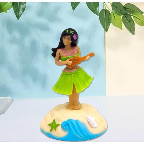 Fashion Solar Powered Dancing Girl Swinging Animated Bobble Dancer Toy Car Decor Kids Toys Gift For Car Family Home Decoration