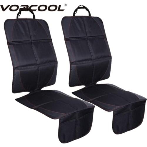 1/2/3pcs 123x48cm Car Seat Cover Sets PU Leather Oxford Mats For Children Anti Slip Front Back Seat Protector With Bag Organizer