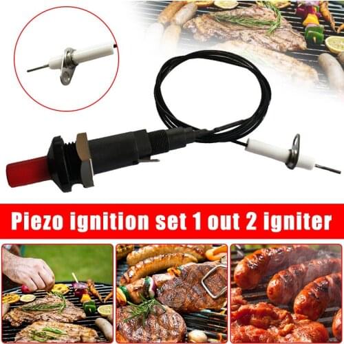 Piezo Spark Ignition Set Tool Accessories for Grill BBQ Cooker Barbecue Camping AUG889