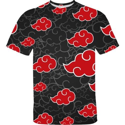 New Japanese Anime Naru 3D Men T-shirt cartoon tee Baby Clothes Kids lovely Clothes Cool Tshirt Children Clothing Tshirt For Boy