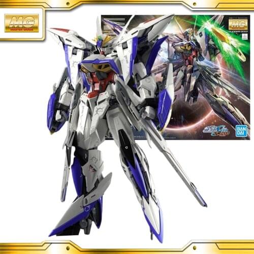 Original BANDAI GUNDAM MG 1/100 SEED MSV Eclipse Gundam ANIME ACTION Figures Assemble PVC Model Toys