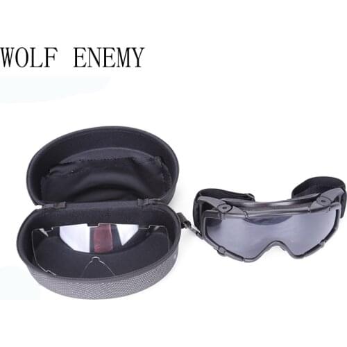 Tactical Paintball Airsoft Glasses Anti Fog Ballistic Goggles for Helmet
