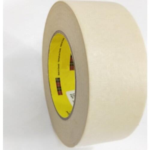 3M 232 High Performance High Temperature Textured Paper Masking Single-Sided Tape For Automotive Or Car Painting