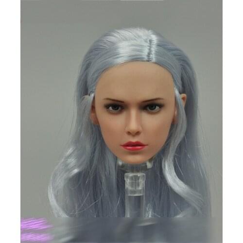 1/6 Scale FS73029 Soviet Female Officer Katyusha Hair Transplant Female Head Sculpture Fit for 12 Inches Action Figure Body