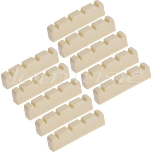 Bass Guitar Nut for 4 String Jazz Precision P Bass Guitar Parts Replacement 42mm Pack of 10
