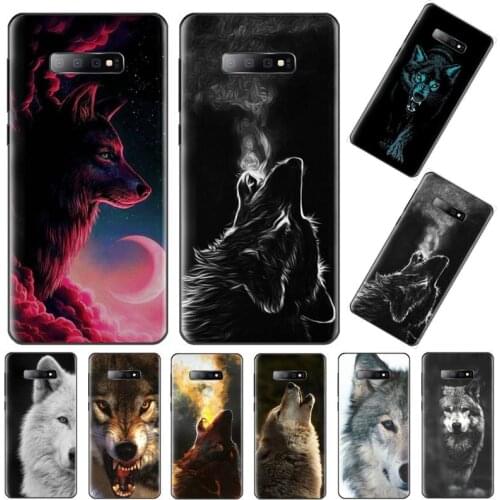 Wolf horror animal Phone Case For Samsung S6 S7 edge S8 S9 S10 e plus A10 A50 A70 note8 J7 2017 coque shell funda hull