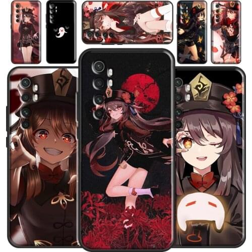 Genshin Impact Hutao Case For POCO M3 Pro F3 POCO X3 Pro Cover For Xiaomi Mi 11 Ultra 9T 10T Pro Note 10 Lite