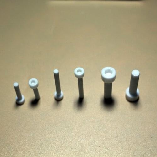 Zirconia ceramic screws/High temperature resistant screws/many size
