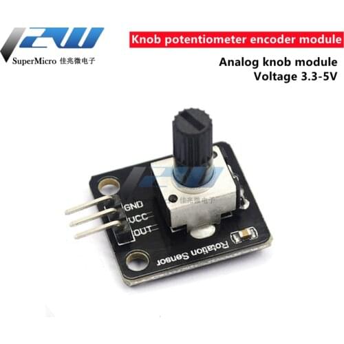 Electronic building blocks Rotary potentiometer Analog knob module Rotary encoder module