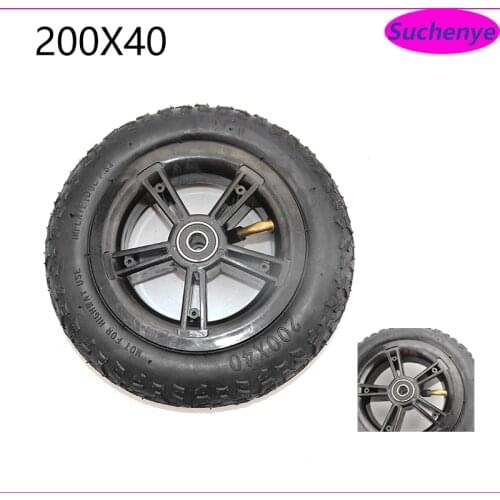 8 inch 200x40 Wheel For Folding Bicycle Scooter Motorcycle Baby Carriage Accessories 200 * 40 Anti Skid Tire Wheel