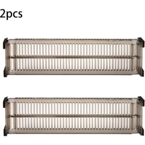 2Pcs Drawer Cabinet Storage Partition Divider Adjustable Elescopic Durable Drawer Cabinet Storage Divider Storage Supplies Tools