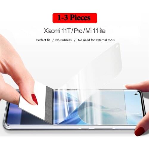 Mi-11, hydrogel film for xiaomi mi 11 camera 11pro soft glass mi11 pro protective film for m11 xiaomi mi 11 pro screen protector