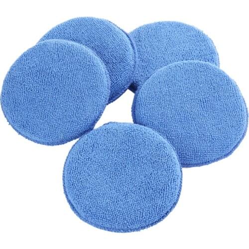 Microfiber Car Wax Applicator Pad Polishing Sponge brush cloth cleaning towel for Apply Remove glasses/home promotion product cn