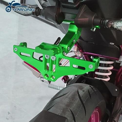 Motorcycle License Plate Bracket Licence Plate Holder Frame Number Plate For Kawasaki ER-6N ER6N Z650 Z900 Z900RS Z1000 Z1000SX