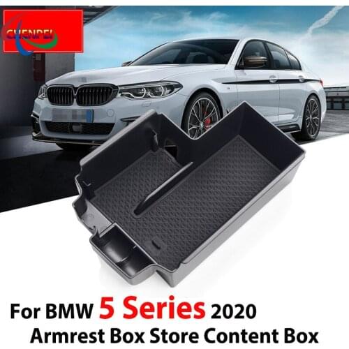 For BMW 5 Series 2020 Armrest Box Storage Box Modified Central Storage Box Compartment Box Decoration Car Accessories