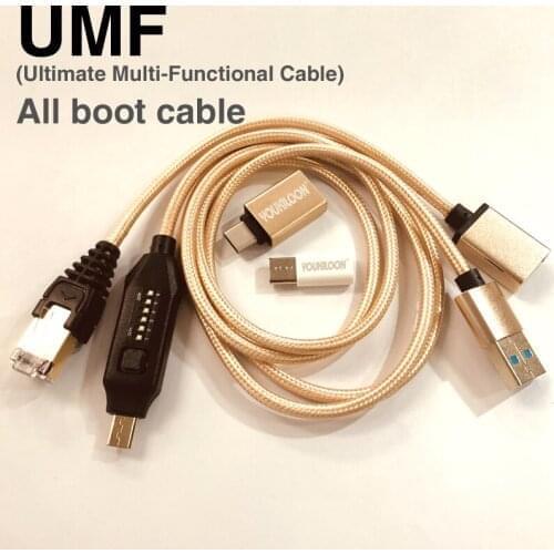 The 2020 latest version ORIGINAL GSM SHIELD BOX + (UMF) ALL BOOT CABLE for Repair Imei Reset Google account