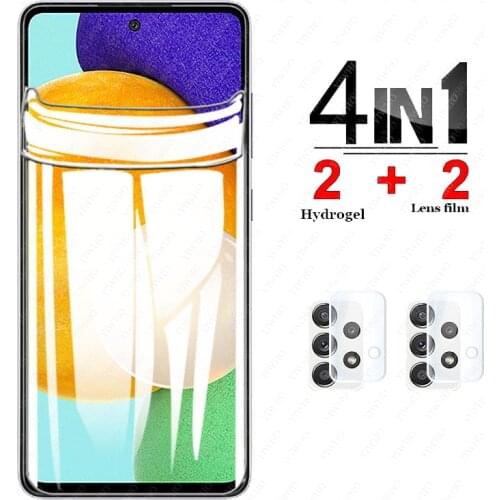 Samsun A52 Hydrogel Film Front Back Screen Protectors for Samsung Galaxy A52 A 52 Galaxya52 5g Protective Film A52 Camera Glass