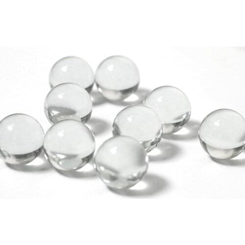 500pcs/pack 10mm Glass Balls High Precision Transparent Solid Marble Balls for Slingshot Shooting & Marble Track & Traditional M