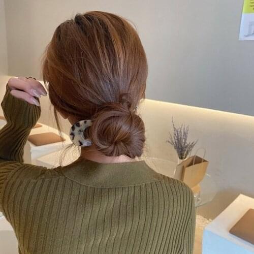 U Shaped Hair Pin Fork Sticks with 2 Prongs French Style Vintage Acetate Tortoise Shell Hairpins Updo Chignon Pin for Women F1FF