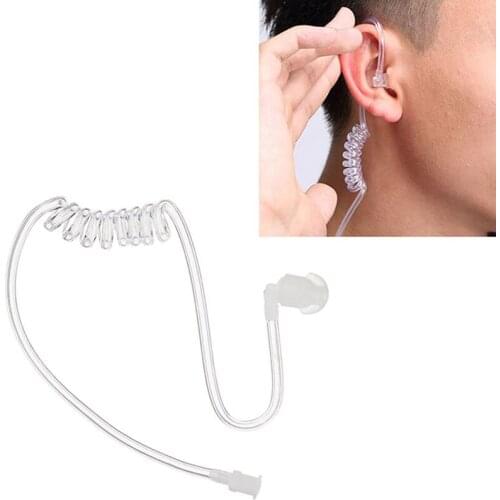 1pcs Surveillance Security Acoustic Tube Ear Bud For Walkie Talkie Earphone Earpiece