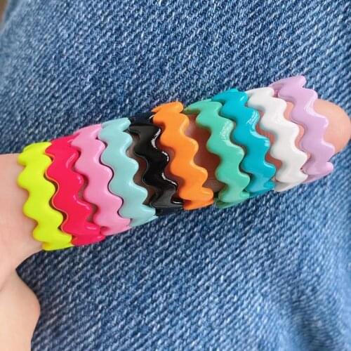 10PCS, New Trendy Colorful Geometric Rings for Women Korean Copper Enamel Open Rings Party Jewelry Gift