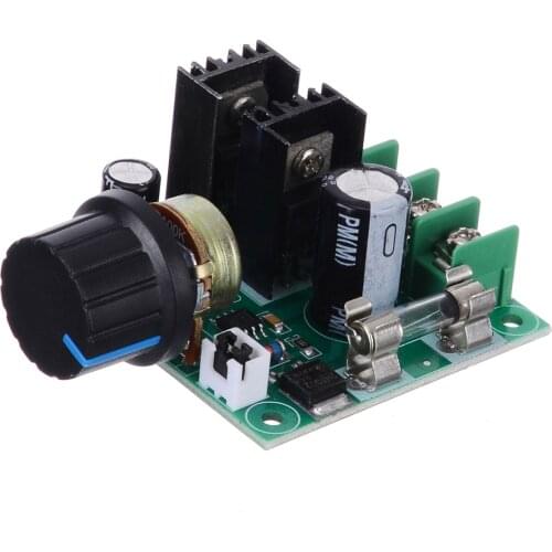 12V-40V DC Speed Controller 10A PWM DC Motor Speed Controller 73X60X27mm Dimmer Voltage Regulator With Knob