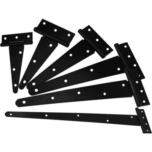 5/6/8/10/12 inches Heavy Duty T Hinge Room Outdoor Villa/Fence Gate Wooden Box T-type Hinge Door Hinges for garden