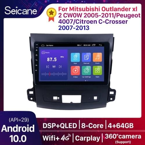 Seicane 2din android 9.1 car gps wifi multimedia player For 2006 2007 2008 2009 2010 2011 2012 2013 2014 MITSUBISHI Outlander