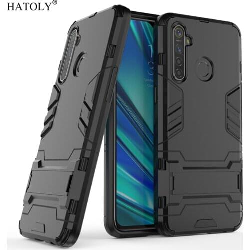 For OPPO Realme 5 Pro Case Silicone Robot Armor Shell PC TPU Back Phone Cover for Realme 5 Pro Protective Case for Realme 5 Pro