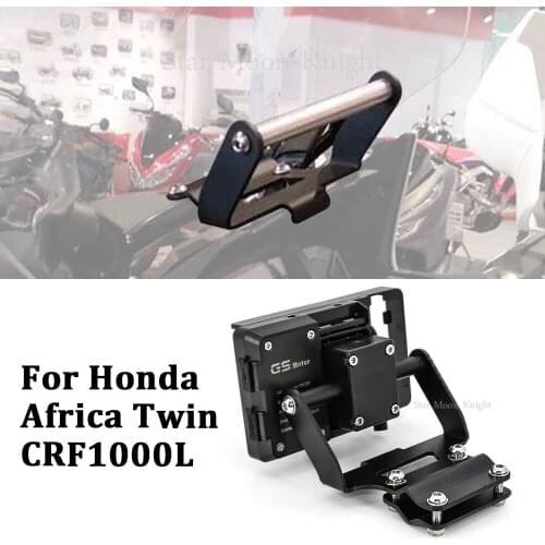 For Honda Africa Twin CRF1000L CRF 1000 L 2018-2019 Motorcycle Front Phone Stand Holder Phone GPS Navigaton Plate Bracket