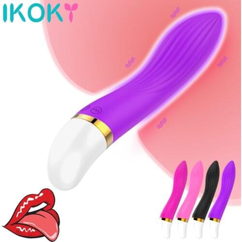 IKOKY Wand Female Masturbator Clitoris Stimulator G-Spot Vibrator Sex Toys For Woman Adult Products 12 Frequency