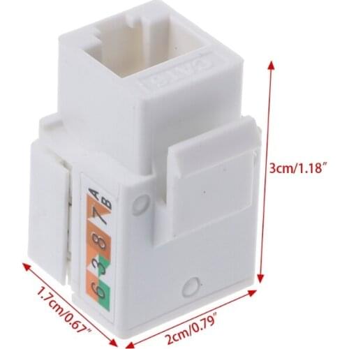 CAT6 Network Module Information Socket RJ45 Connector Adapter Keystone Jack HCCY