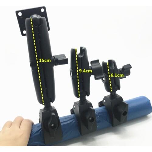 Tough-Claw Mount with Double Socket Arm and Round AMPS Base Adapter for garmin