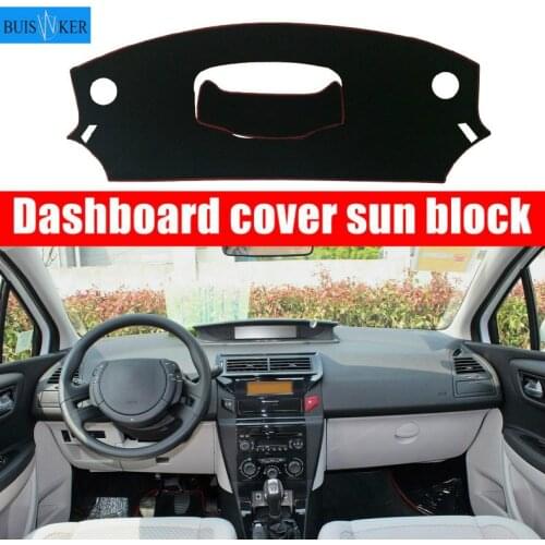 Car Dashboard Cover Dash Mat For Citroen C4 C-Quatre 2004 2005 2006 2007 2008 2009 2010 Sun Shade DashMat Pad Dashboard Cover