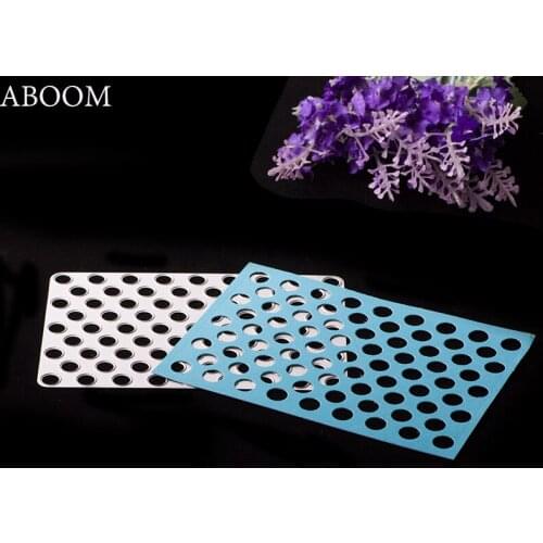 ABOOM Hot Rectangle Dot Carbon Steel Metal Embossing Folder Die Cut Craft Paper Card Making Cutting Dies DIY Scrapbook Template